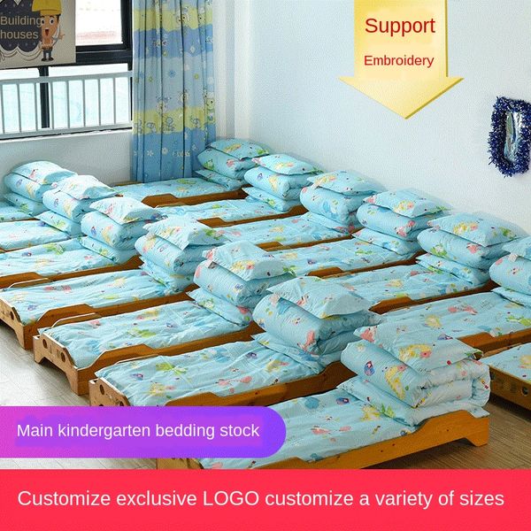 Kindergarten Three-piece Six S Quilt Cover Three-piece Six-piece Set Cotton Baby Children's Bedding Cotton Quilt Bedding Set