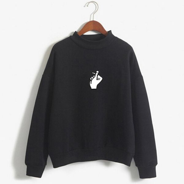feitong women sweatshirt pullovers autumn fashion long sleeve o-neck hand printed sweatshirt blouse jumper sudadera mujer, Black
feitong women sweatshirt pullovers autumn fashion long sleeve o-neck hand printed sweatshirt blouse jumper sudadera mujer, Black