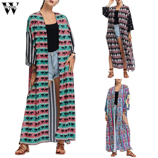 womail women coat elegant jacket fashion national print half sleeves thin long coat autumn female jacket loose outwear j712, Black;brown
womail women coat elegant jacket fashion national print half sleeves thin long coat autumn female jacket loose outwear j712, Black;brown