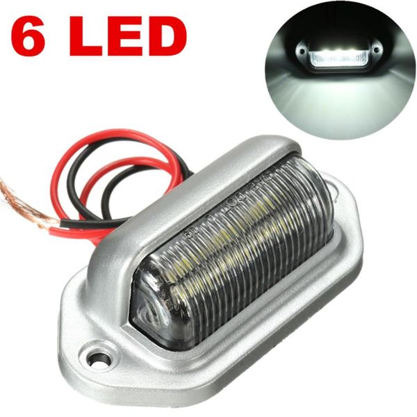 chrome 6 leds license number plate tag light boat rv truck trailer interior step white lamp 12v
chrome 6 leds license number plate tag light boat rv truck trailer interior step white lamp 12v