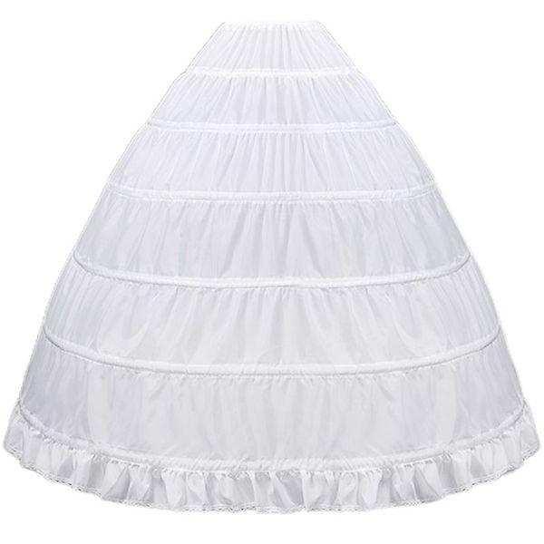 women floor-length full a-line crinoline 6 hoop bridal wedding dress slip petticoat gown long skirt drawstring waist ruffles hem, Black
women floor-length full a-line crinoline 6 hoop bridal wedding dress slip petticoat gown long skirt drawstring waist ruffles hem, Black