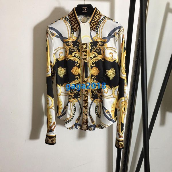 высокого класса женщины девушки лоскутная рубашки золотой гибискус письмо мотив однобортный нагрудные шеи длинным рукавом футболка блуза мод, White
высокого класса женщины девушки лоскутная рубашки золотой гибискус письмо мотив однобортный нагрудные шеи длинным рукавом футболка блуза мод, White