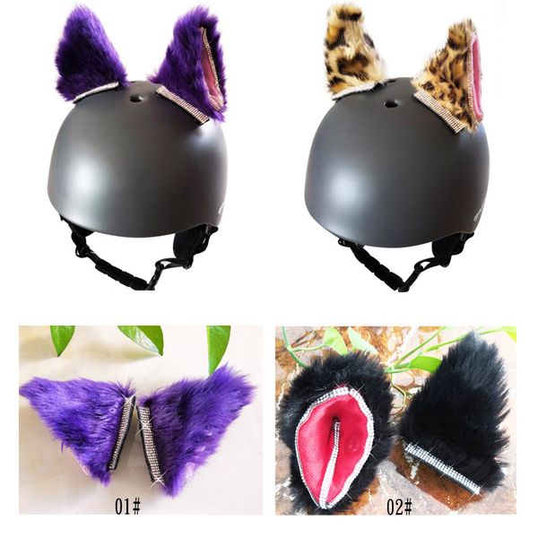 2pcs/set car motorcycle helmet decoration creative diamond cat ears plush paste for motorbike helmets cosplay style car styling
2pcs/set car motorcycle helmet decoration creative diamond cat ears plush paste for motorbike helmets cosplay style car styling