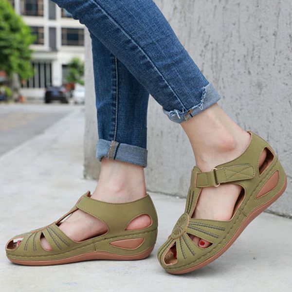women's sandals summer ladies girls vintage sandals buckle casual sewing women shoes solid female ladies platform shoes 2020, Black
women's sandals summer ladies girls vintage sandals buckle casual sewing women shoes solid female ladies platform shoes 2020, Black