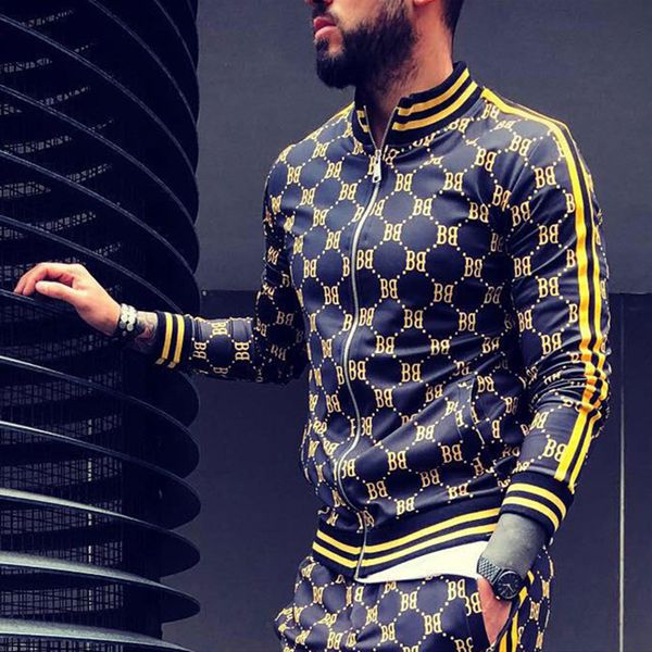 2019new bb plaid men casual zipper jacket autumn tracksuit set sweatshirt fashion man high street jackets coat, Black;brown
2019new bb plaid men casual zipper jacket autumn tracksuit set sweatshirt fashion man high street jackets coat, Black;brown