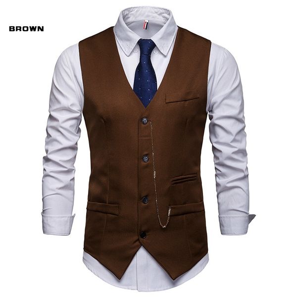 zogaa men blazer vests jacket slim fit suit vest male casual sleeveless waistcoat gilet homme formal business jacket vest 2020, Black;white
zogaa men blazer vests jacket slim fit suit vest male casual sleeveless waistcoat gilet homme formal business jacket vest 2020, Black;white