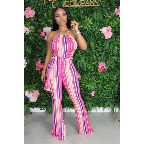 echoine striped print jumpsuit women halt backless skinny bodycon ladies rompers flare pants party club outfits playsuit, Black;white
echoine striped print jumpsuit women halt backless skinny bodycon ladies rompers flare pants party club outfits playsuit, Black;white
