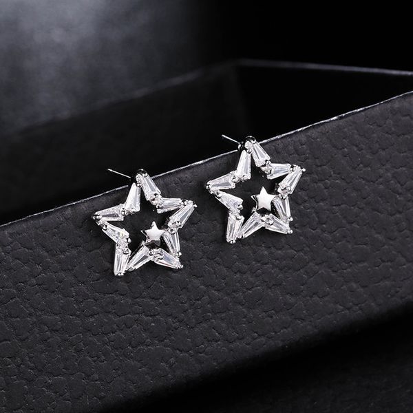 trendy small star shaped design white gold color nickel jewelery accessories gift fashion stud earrings for women, Golden;silver
trendy small star shaped design white gold color nickel jewelery accessories gift fashion stud earrings for women, Golden;silver
