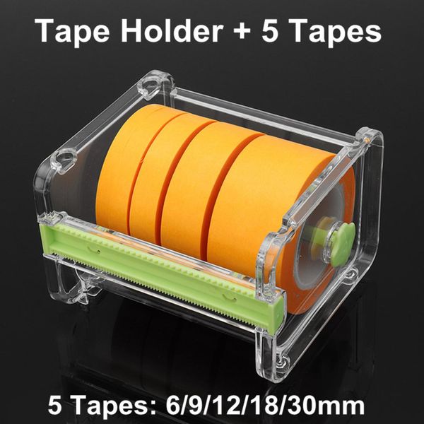 adhesive tape dispenser plastic transparent holder with tape cutter office deskholder organizer+5 tapes
adhesive tape dispenser plastic transparent holder with tape cutter office deskholder organizer+5 tapes