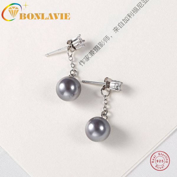 bonlavie s925 sterling silver back-hanging pearl ear stud diamond set exquisite earrings, Golden;silver
bonlavie s925 sterling silver back-hanging pearl ear stud diamond set exquisite earrings, Golden;silver