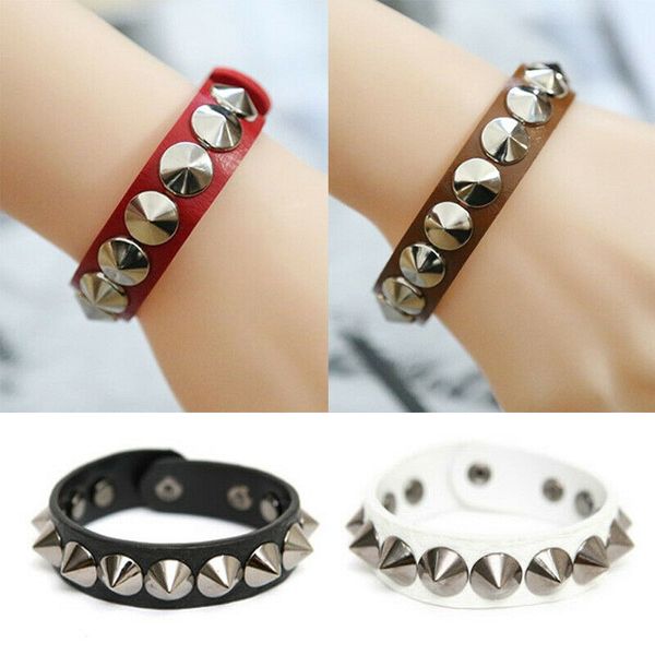 punk style studded bracelets couple pu leather casual fashion bracelet accessories bracelet bmf88, Golden;silver
punk style studded bracelets couple pu leather casual fashion bracelet accessories bracelet bmf88, Golden;silver