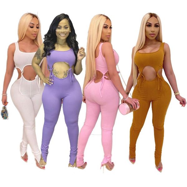 women's jumpsuits & rompers 2021 summer women romper sleeveless cut out waist knitted tank pencil bodycon jumpsuit fashion streetwear p, Black;white
women's jumpsuits & rompers 2021 summer women romper sleeveless cut out waist knitted tank pencil bodycon jumpsuit fashion streetwear p, Black;white