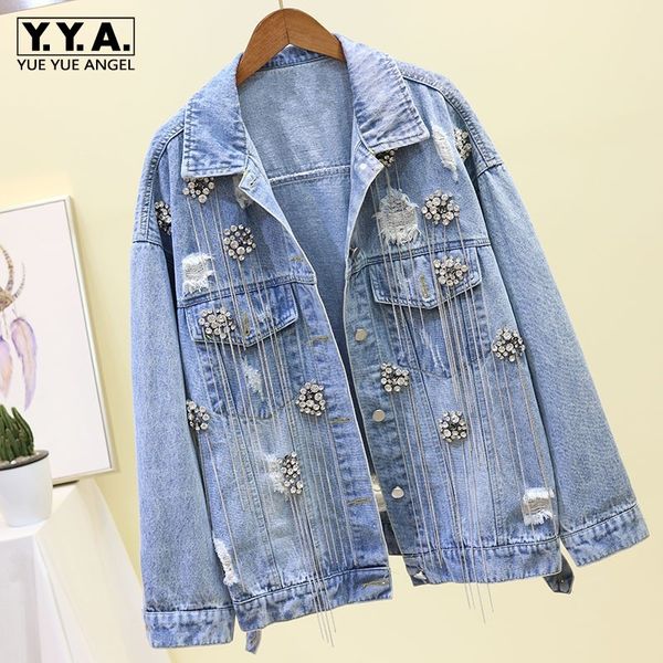 2019 весна новые женщины bling bling бриллианты кисточки джинсовая куртка отверстие рваные хип-хоп мешковатые женская верхняя одежда топы св, Black;brown
2019 весна новые женщины bling bling бриллианты кисточки джинсовая куртка отверстие рваные хип-хоп мешковатые женская верхняя одежда топы св, Black;brown