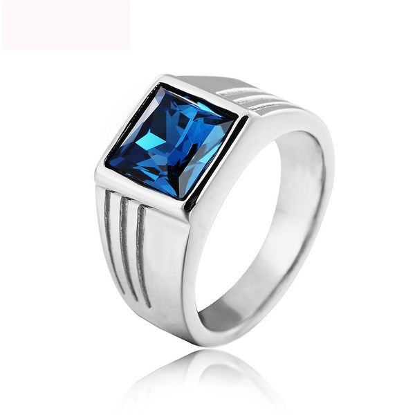 color gemstone jewelry rings 316l titanium steel royal ring casting rings for man ing, Silver
color gemstone jewelry rings 316l titanium steel royal ring casting rings for man ing, Silver