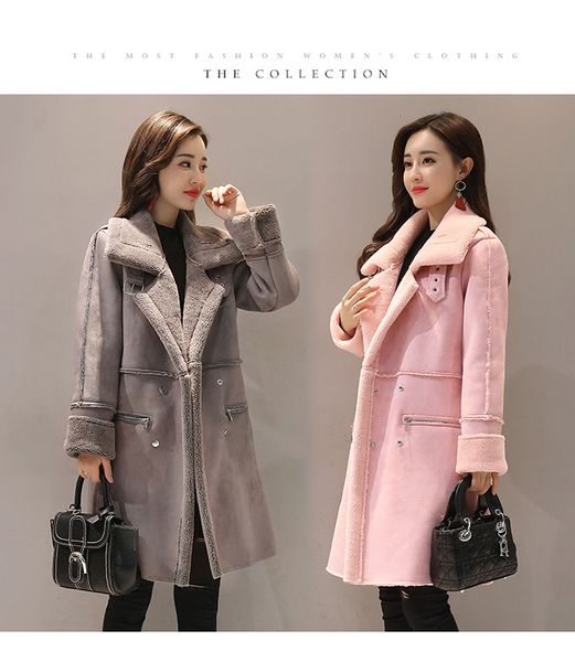 2020 winter trench coat fleece women outerwear wool coat new autumn winter double-breasted thicken wool coat deer velvet casual lamb jacket, Tan;black
2020 winter trench coat fleece women outerwear wool coat new autumn winter double-breasted thicken wool coat deer velvet casual lamb jacket, Tan;black
