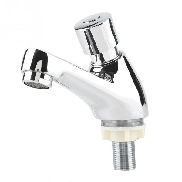 public ktchen bathroom chrome plated self closing water saving time delay basin sink tap faucet single handle basin faucets
public ktchen bathroom chrome plated self closing water saving time delay basin sink tap faucet single handle basin faucets
