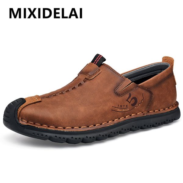 new big size men's shoes split leather men casual shoes fashion driving moccasins slip on loafers men flat, Black
new big size men's shoes split leather men casual shoes fashion driving moccasins slip on loafers men flat, Black