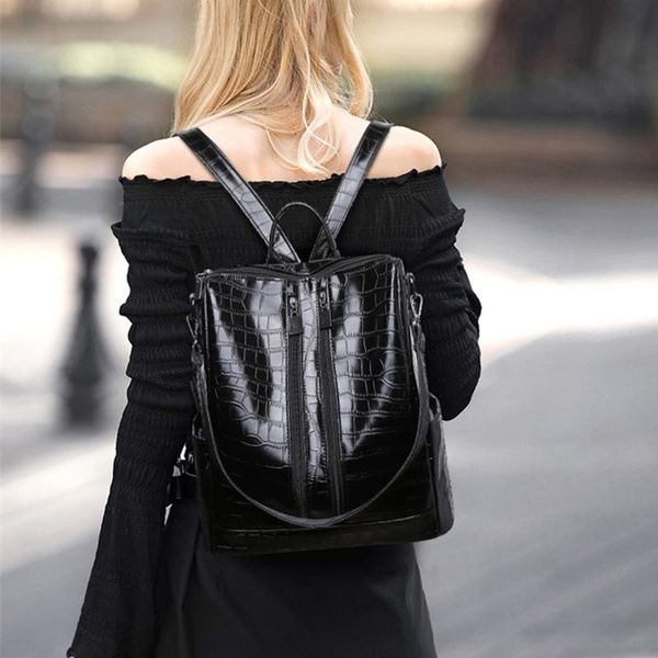 fashion women stone pattern zipper shoulder bag backpack student messenger bag
fashion women stone pattern zipper shoulder bag backpack student messenger bag