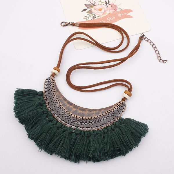 big ethnic necklace bohemia long choker statement necklace boho vintage punk fashion jewelry tassel for women 11 colors, Silver
big ethnic necklace bohemia long choker statement necklace boho vintage punk fashion jewelry tassel for women 11 colors, Silver