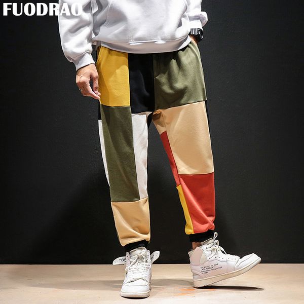 fuodrao pants men japan joggers vintage korean hip hop streetwear pantalones hombre patchwork sweatpants casual pants k140, Black
fuodrao pants men japan joggers vintage korean hip hop streetwear pantalones hombre patchwork sweatpants casual pants k140, Black