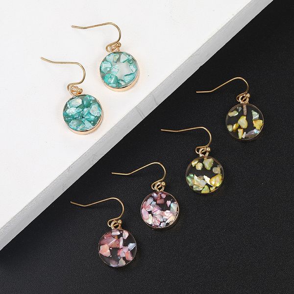 colorful resin druzy natural stone round dangle earring for women girls shell paper sequins hook earring fashion jewelry gift, Silver
colorful resin druzy natural stone round dangle earring for women girls shell paper sequins hook earring fashion jewelry gift, Silver