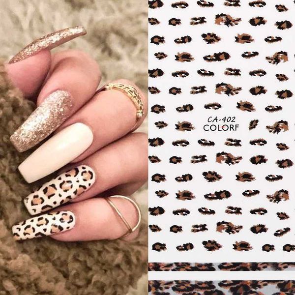1 sheet nail stickers leopard grain series mixed patterns nail art diy decoration decals paper diy design transfer sticker, Black
1 sheet nail stickers leopard grain series mixed patterns nail art diy decoration decals paper diy design transfer sticker, Black