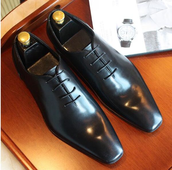 new 2018 square toe mens oxfords genuine leather british style formal business shoes handmade brogue shoes, Black
new 2018 square toe mens oxfords genuine leather british style formal business shoes handmade brogue shoes, Black