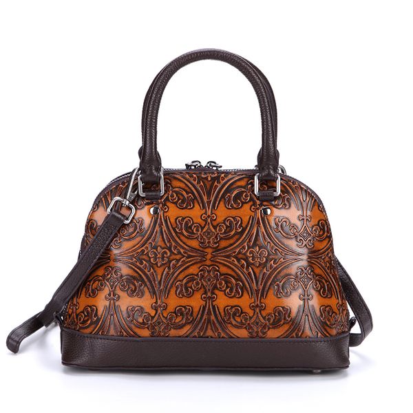 chinese style genuine leather women retro shell bag large-capacity female totes handbag embossed color casual women shoulder bag
chinese style genuine leather women retro shell bag large-capacity female totes handbag embossed color casual women shoulder bag