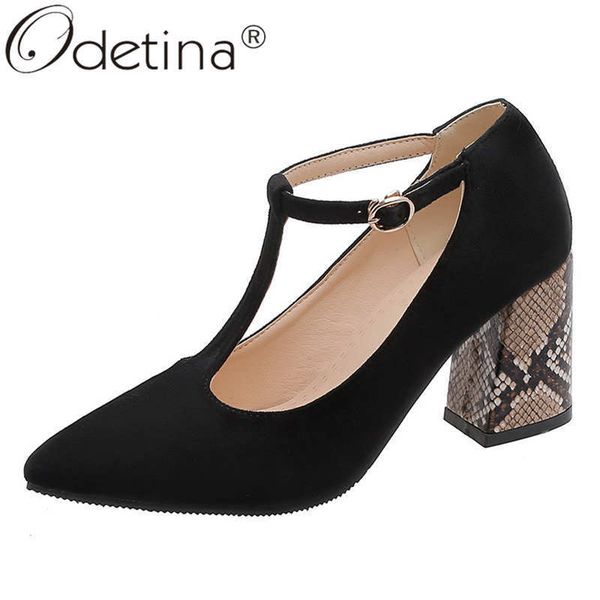 odetina women fashion block high heel snakeskin party shoes female retro pointed toe buckle strap t-tied faux suede dress shoes, Black
odetina women fashion block high heel snakeskin party shoes female retro pointed toe buckle strap t-tied faux suede dress shoes, Black