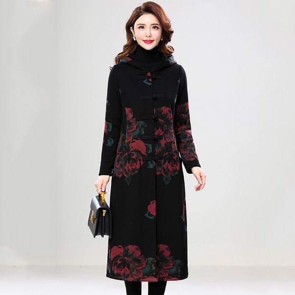winter fashion women wool blends loose pullover coat casual elegant thick warm femm overcoat, Black
winter fashion women wool blends loose pullover coat casual elegant thick warm femm overcoat, Black