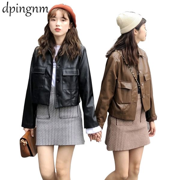 2019 new fashion autumn women ladies leather jacket flight coat single-breasted up biker motorcycle clothes female jacket, Black;brown
2019 new fashion autumn women ladies leather jacket flight coat single-breasted up biker motorcycle clothes female jacket, Black;brown
