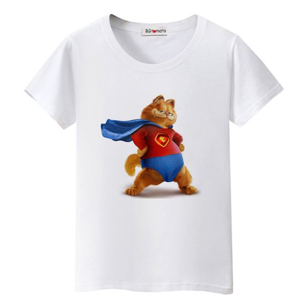 bgtomato new 2020 summer new women's t-shirt casual cartoon garfield print korean female tshirts plus size short sleeve, White
bgtomato new 2020 summer new women's t-shirt casual cartoon garfield print korean female tshirts plus size short sleeve, White