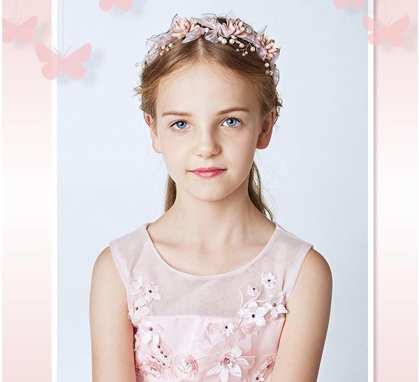 new and original design of pearl children's hairband necessary headdress for married flower children, Silver
new and original design of pearl children's hairband necessary headdress for married flower children, Silver