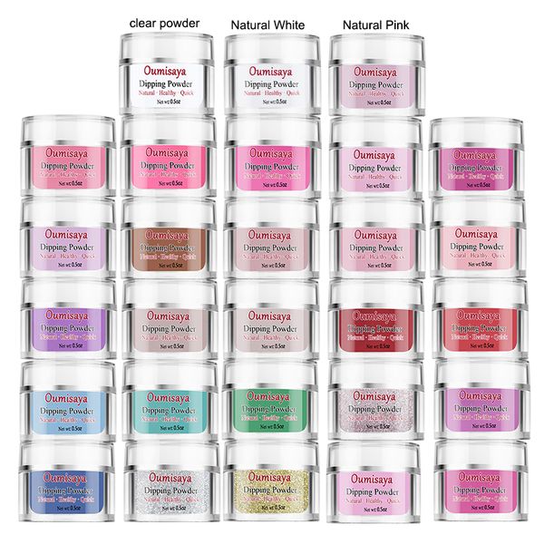 0.5oz / баночка 28pcs набор oumisaya ногтей погружение порошковые краски с dip системы основы, Silver;gold
0.5oz / баночка 28pcs набор oumisaya ногтей погружение порошковые краски с dip системы основы, Silver;gold