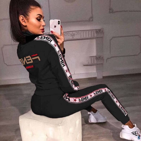 women letter designer printing tracksuits fashion suits two piece pants solid color sport style clothing 3 colors wholesale5, White
women letter designer printing tracksuits fashion suits two piece pants solid color sport style clothing 3 colors wholesale5, White