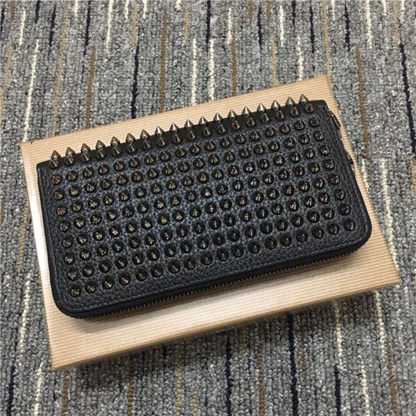 2020 luxury designer brand men ladies zipper wallets specials leather luxury designer wallet rivets long wallet womens purse, Red;black
2020 luxury designer brand men ladies zipper wallets specials leather luxury designer wallet rivets long wallet womens purse, Red;black