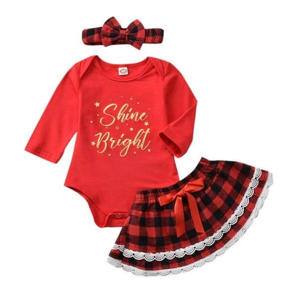 christmas clothes set for toddler baby girls long sleeve letter romper xmas plaid skirts headband xmas outfit set costume, White
christmas clothes set for toddler baby girls long sleeve letter romper xmas plaid skirts headband xmas outfit set costume, White
