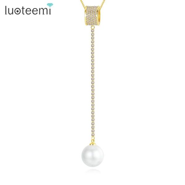 luoteemi imitation pearl & hoop pendant necklaces for women girls party with clear cz long thin chain fashion jewelry bijoux, Silver
luoteemi imitation pearl & hoop pendant necklaces for women girls party with clear cz long thin chain fashion jewelry bijoux, Silver