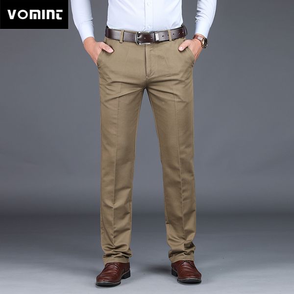 vomint 2019 mens suit pants fashion stretch slim straight men pant anti wrinkle casual business quality trousers male winter, Black
vomint 2019 mens suit pants fashion stretch slim straight men pant anti wrinkle casual business quality trousers male winter, Black
