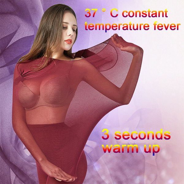 women thermal underwear sets 37° constant temperature fever against cold winter 2pcs seamless elastic thermal inner wear, Black;white
women thermal underwear sets 37° constant temperature fever against cold winter 2pcs seamless elastic thermal inner wear, Black;white