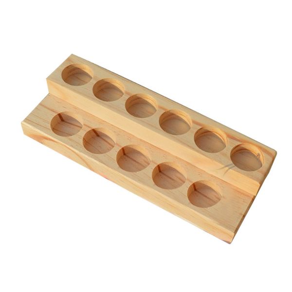 11 holes wooden essential oil tray handmade natural wood display rack demonstration station for 5-15ml bottles
11 holes wooden essential oil tray handmade natural wood display rack demonstration station for 5-15ml bottles