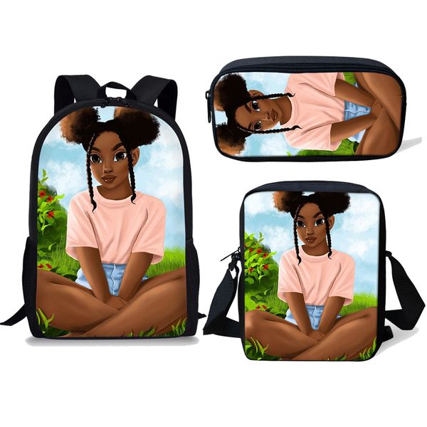 noisydesigns children school bags for teenage boys kids backpacks 3pcs/set black girl magic afro lady printing mochila escolar
noisydesigns children school bags for teenage boys kids backpacks 3pcs/set black girl magic afro lady printing mochila escolar