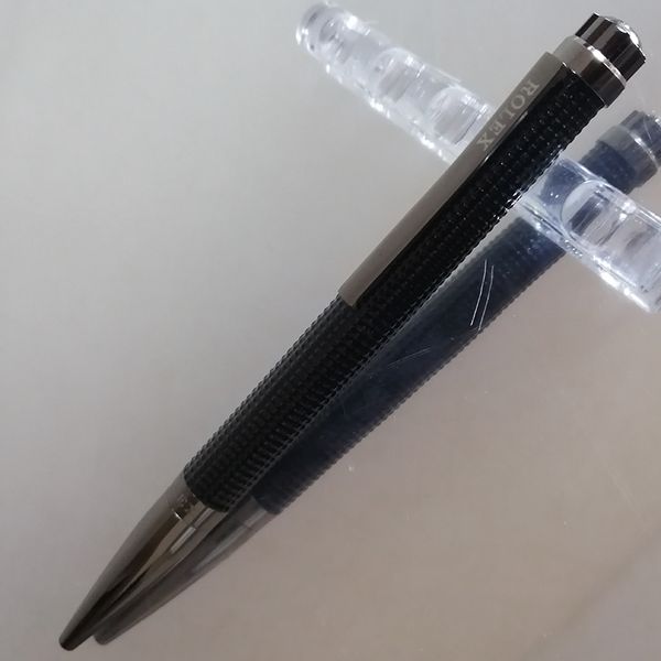 the latest high-quality luxury pen silver fish scale body black raised lattice body super cool grip handle rx ballpoint pen @yamalang, Blue;orange
the latest high-quality luxury pen silver fish scale body black raised lattice body super cool grip handle rx ballpoint pen @yamalang, Blue;orange