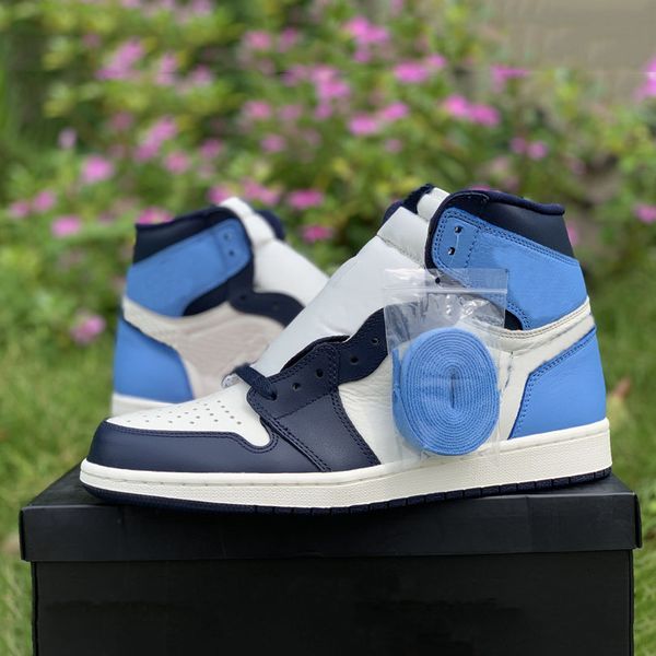 2019 Released Obsidian Basketball Shoes 1s Blue Black High Shoes Mens Fashion Designer Real Leather Athletic Sports Sneakers With Box
2019 Released Obsidian Basketball Shoes 1s Blue Black High Shoes Mens Fashion Designer Real Leather Athletic Sports Sneakers With Box
