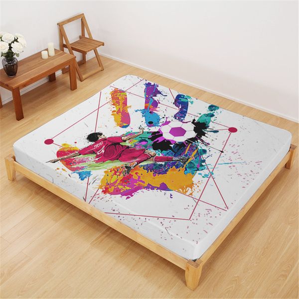 colorful football bed sheet watercolor hand print fitted sheet king queen bedding teens bedclothes deep pocket home decor
colorful football bed sheet watercolor hand print fitted sheet king queen bedding teens bedclothes deep pocket home decor