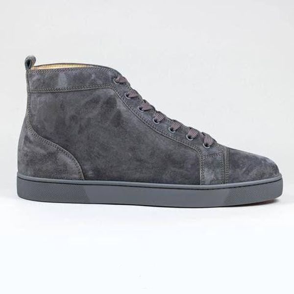 италия дизайн red bottom veau велюровый sneaker high top шнуровке обувь мужская sneaker red rubber sole серый замша мужчины плоский orlato r, Black
италия дизайн red bottom veau велюровый sneaker high top шнуровке обувь мужская sneaker red rubber sole серый замша мужчины плоский orlato r, Black