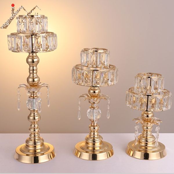 metal golden candle holders with crystals delicate wedding candelabra centerpiece for home decoration candlesticks 3 size
metal golden candle holders with crystals delicate wedding candelabra centerpiece for home decoration candlesticks 3 size