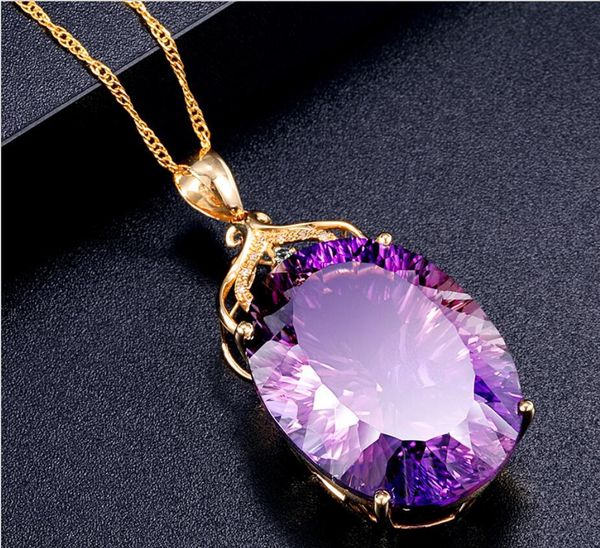 the new lady designer sells luxurious amethyst pendant, european and american fashion hip-hop diamond micro-inlaid 18k gold with diamond nec, Silver
the new lady designer sells luxurious amethyst pendant, european and american fashion hip-hop diamond micro-inlaid 18k gold with diamond nec, Silver