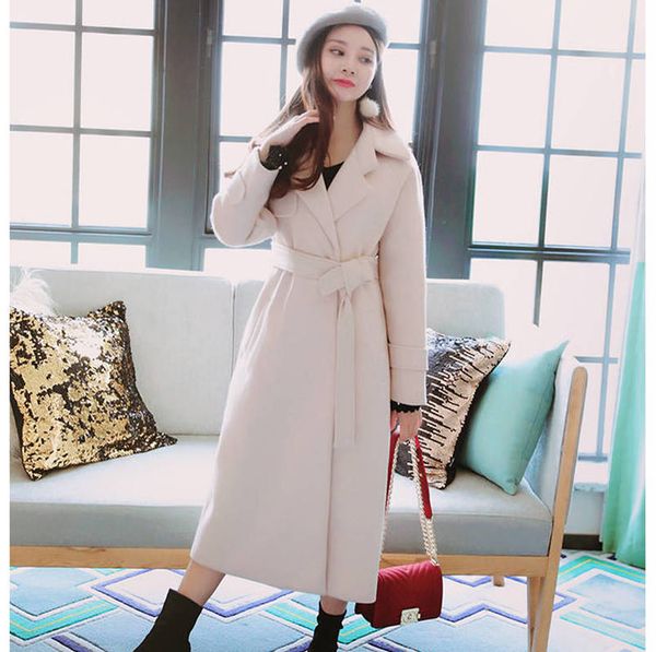 female long section coat 2019 new autumn and winter models student fashion woolen coat winter, Black
female long section coat 2019 new autumn and winter models student fashion woolen coat winter, Black