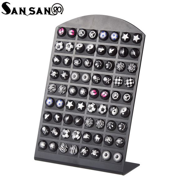 36 pairs white black mixed pattern footprint soccer skull gossip resin stud earrings for woman girls fashion jewelry gift 9mm, Golden
36 pairs white black mixed pattern footprint soccer skull gossip resin stud earrings for woman girls fashion jewelry gift 9mm, Golden